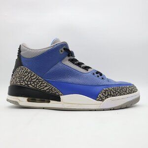 Nike Air Jordan 3 Retro Varsity Royal Cement Men's Size 13 Sneakers CT8532-400